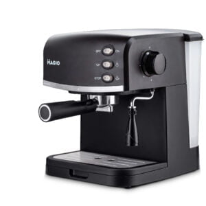 Кавомашина для дому з капучинатором Magio MG-963 15 Bar Black