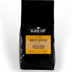 Кава у зернах Black Cat 100% Арабіка Gold Південна Америка 1 кг