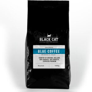 Кава в зернах Black Cat Blue Містить 60% Арабіки 40% Робуста 1 кг
